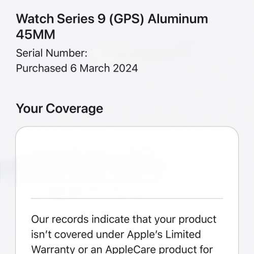 Apple Watch Series 9 GPS, 45mm, Midnight Aluminium Case