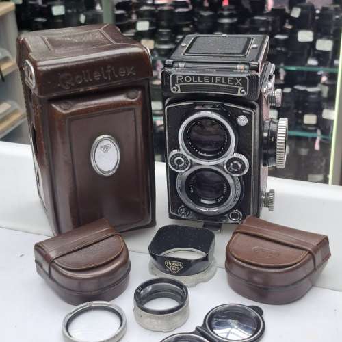 ROLLEIFLEX CARL ZEISS PLANAR 75MM F3.5 NO.2 MACRO CAP HOOD 全正常