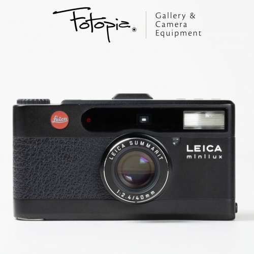|| Leica Minilux - Black; 35mm point & shoot camera ||