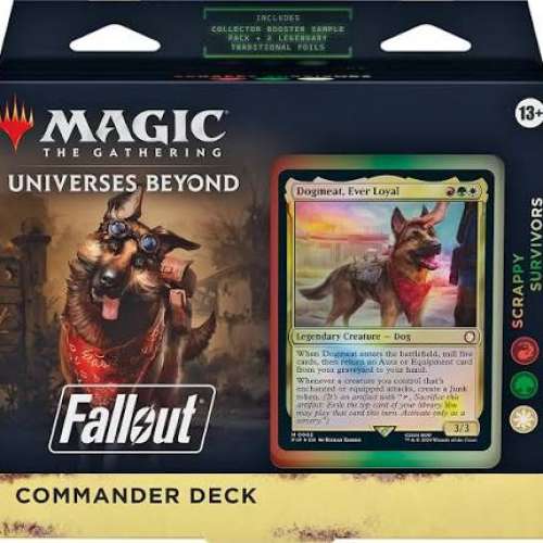 Magic The Gathering Fallout Commander deck precon Scrappy Survivors