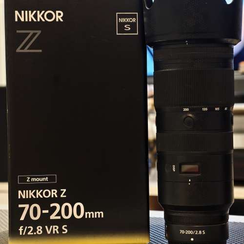 Nikon Nikkor Z 70-200mm F/2.8 VR S, 買咗返嚟用過一次,not canon,sony,fujifilm