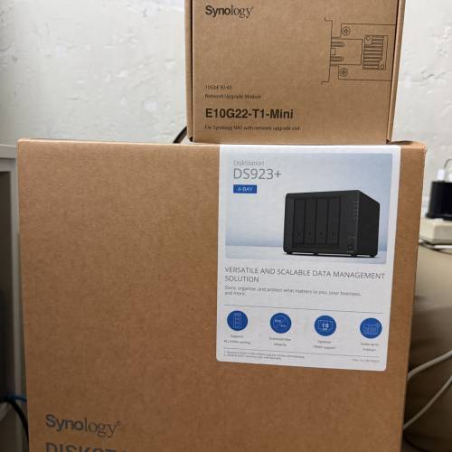 Synology 4 bay DS923+ 連10Gb lan card