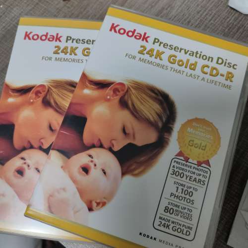 Kodak 燒錄24K金碟 CD-R