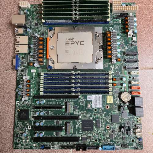 SUPERO底板+AMD EPYC 9654套裝