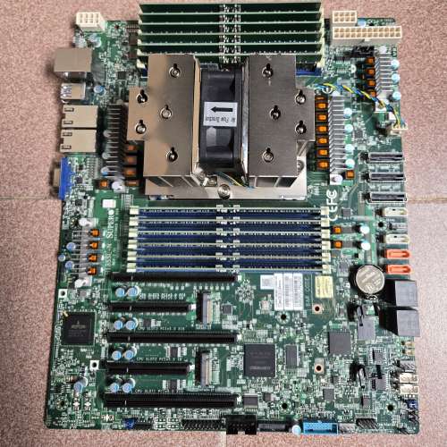 SUPERO底板+AMD EPYC 9654套裝