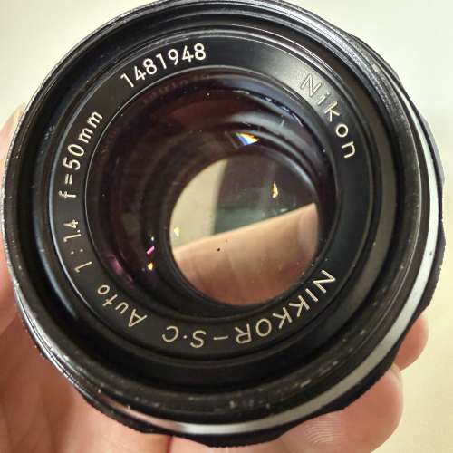 Nikon Nikkor 50mm SC F1.4 lens