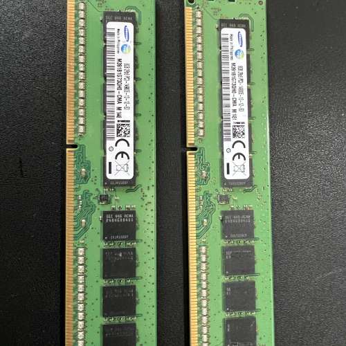 Samsung DDR3 8GB 2Rx8 PC3-14900E 1866MHz 記憶體 (兩條共16GB)