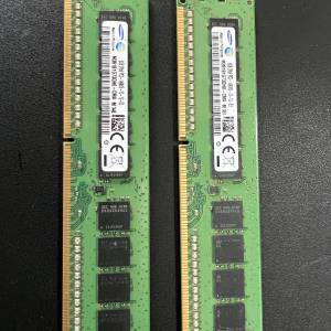 Samsung DDR3 8GB 2Rx8 PC3-14900E 1866MHz 記憶體 (兩條共16GB)