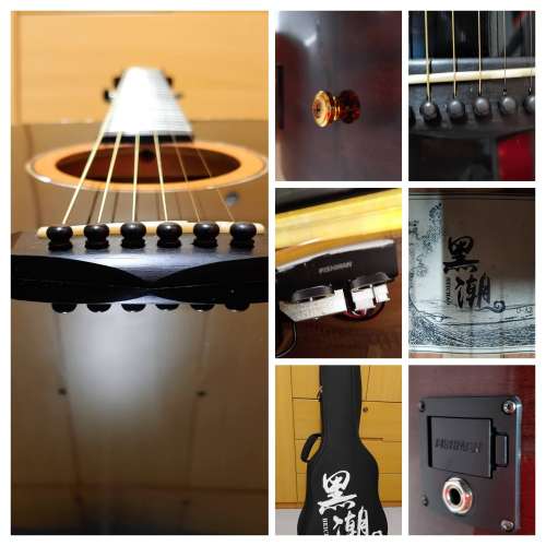 黑潮 D-A3 單板民謠結他 (With Fishman Electronics System Pickup)
