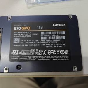 Samsung 870 QVO 1TB 2.5" SSD
