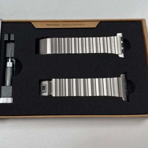 [全新] Nomad Titanium Band for Apple Watch (銀色)