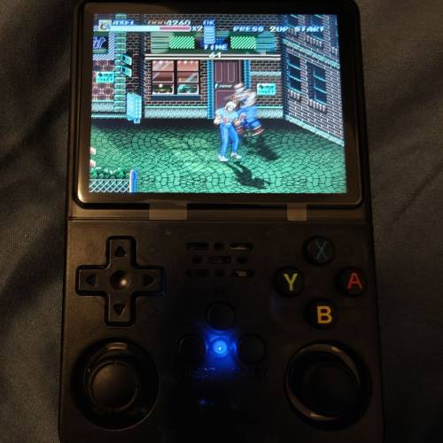 99% 新 R36S 遊戲掌機 透黑色 連 64GB TF Card
