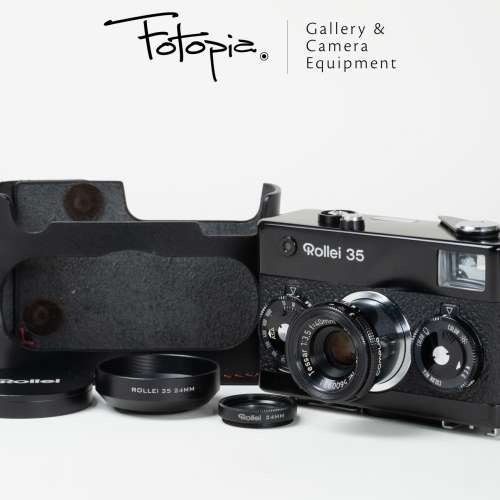 || Rollei 35 - Black / transitional version with accessories ||