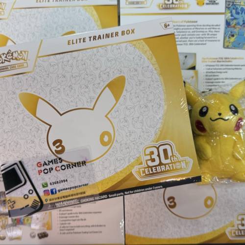 (全新現貨) PTCG🇱🇷ENG  - 30th Celebration🐣Elite Trainer Box (Pokemon 30th ETB)