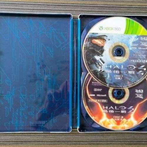 70%NEW XBOX 360 HALO 4 最後一戰 4 鐵盒版