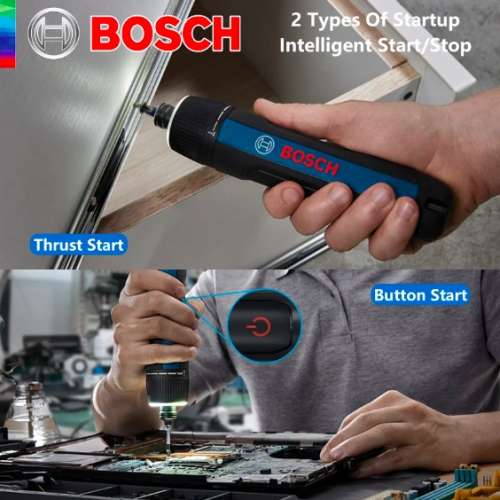 Bosch GO 3 + 25pcs common bits SET ,Torque Adjustment (7+1) , w/3 LED ring