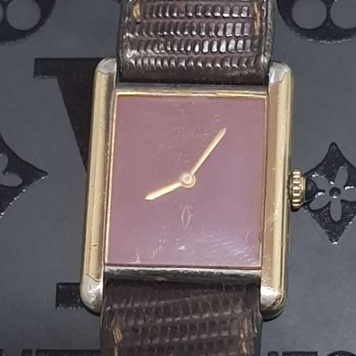 Cartier 卡地亞Tank Vermeil 坦克 925纯银鍍18k金 1979年