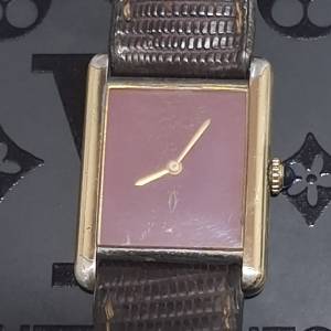 Cartier 卡地亞Tank Vermeil 坦克 925纯银鍍18k金 1979年