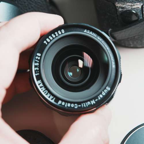 Asahi Takumar 28mm f/3.5 鏡頭_收藏級連HOOD