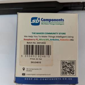 PiTalk EG25-G 4G IoT HAT for Raspberry Pi 4 | 樹莓派4專用 4G網絡模塊 IoT擴充板...
