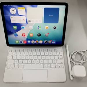 Apple iPad Air 4 (64GB) wifi 天藍色,連Magic keyboard及Apple pencil2 全套