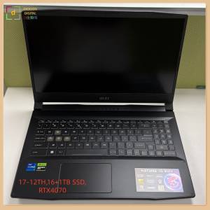 MSI Katana 15 B12UGK , 17-12TH,16+1TB SSD,RTX4070 $5980