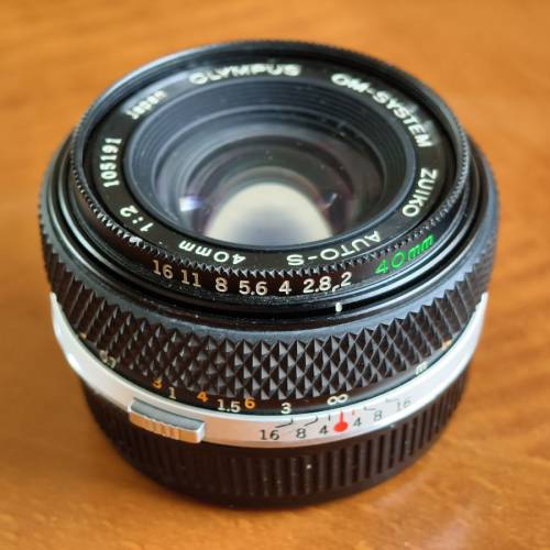 Olympus OM-System Zuiko Auto-S 40mm f2 手動鏡