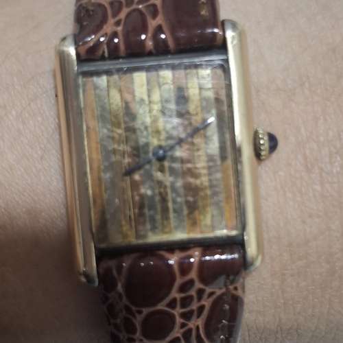 Cartier 卡地亞Tank Vermeil 坦克 925纯银鍍18k金 1980年