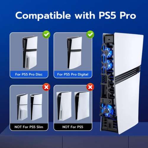 PS5 Pro 數位版 兩手制 連底座散熱8K線