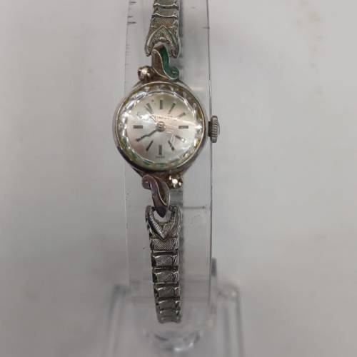 罕有古董Vintage 1960 Wittnauer Longines10 Micron包白金上鍊錶