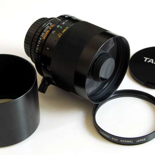 Tamron 500mm F8 55B 反射鏡Tamron 82mm NORMAL fi 95% New  Canon EF mount or ni...
