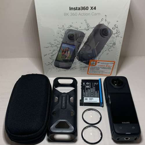 [觀塘實體店] 二手 Insta360 X4 (連鏡頭保護蓋鏡+控溫握套) 行貨 *S72450* | Insta...