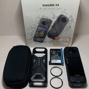 [觀塘實體店] 二手 Insta360 X4 (連鏡頭保護蓋鏡+控溫握套) 行貨 *S72450* | Insta...