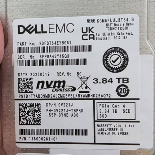 型號KCM6FLUL 3.84T庫存貨清倉貨