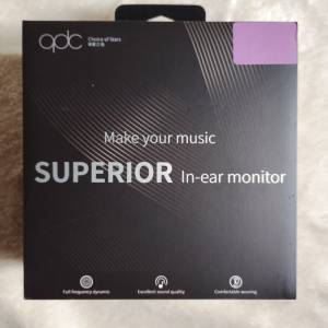 qdc x IDOLM@STER  SUPERIOR Rondo Purple 日本限定版入耳式耳機