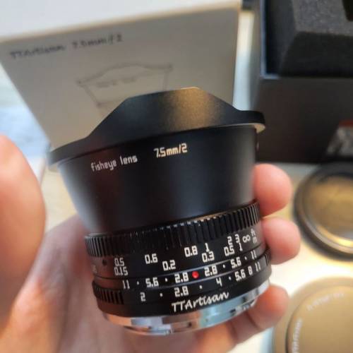 TTArtisan 7.5mm F2 E Mount Fisheye Lens (Not Sony Fujifilm Sigma)