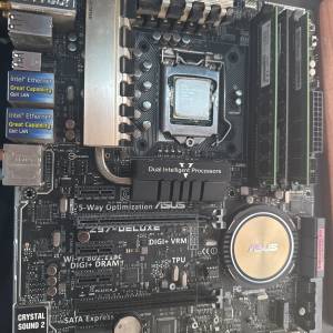 4790k + asus z97 + 20gb ram