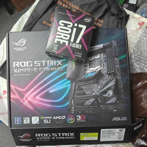 Intel i7 7820X + ASUS ROG STRIX X299-E GAMING