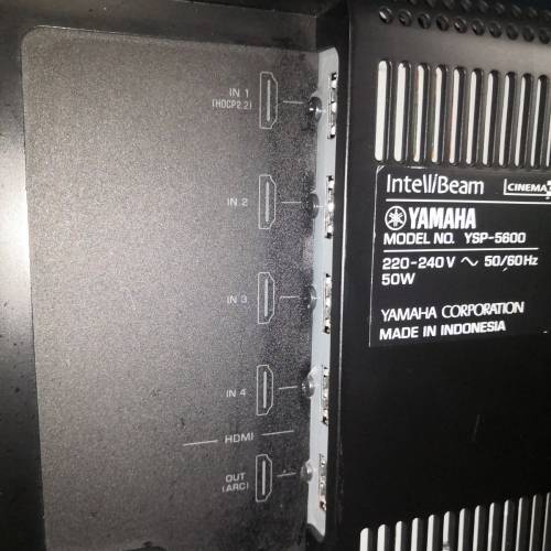 YAMAHA YSP-5600 7,1,2聲道Soundbar1支(請留意内容)