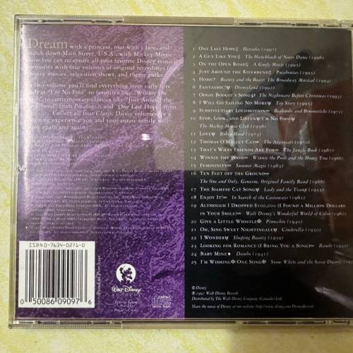 25 Track Music CD: 迪士尼閃耀60年 Classic Disney 60 Years Musical Magic Volum...