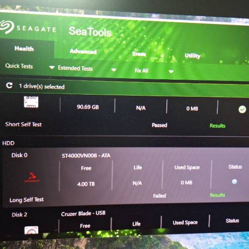 壞 Seagate IronWolf NAS 4TB HDD