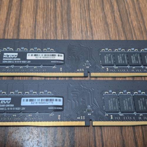 Klevv 2x16GB DDR4 2666MHz