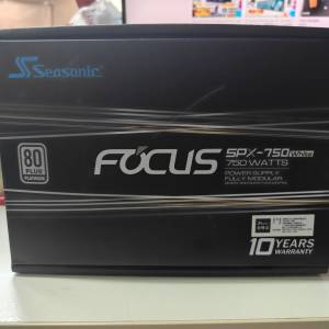 SEASONIC FOCUS SPX-750 SFX 750W Power Supply 80PLUS白金牌