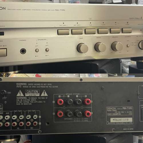 [平放] Denon PMA-715RG 兩聲道擴機｜支援 MM/MC 唱頭｜灣仔試機