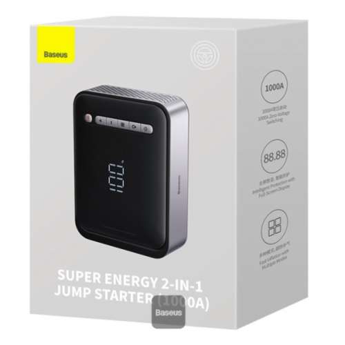 Baseus Super Energy 3-in-1(Multi-Purpose) Jump Start + AIR Inflator + Power bank