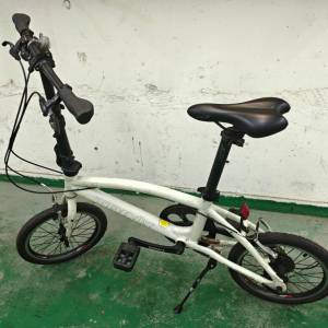 輕便正常 trinx  16寸全鋁架摺車，前後快拆