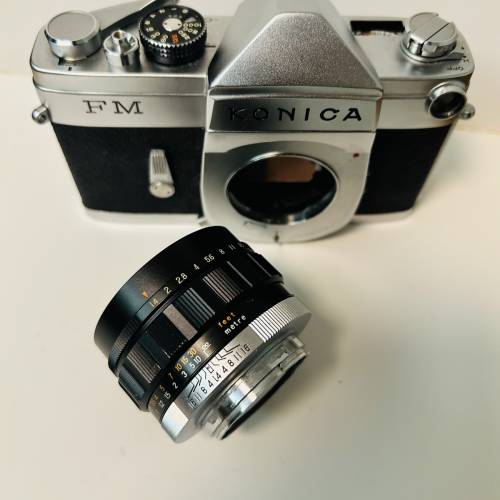 Konica FM & Konishiroku Hexanon 52mm f1.4