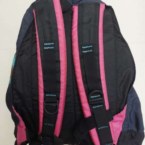 Gregory Day Backpack 經典粉紅藍 絕版美製舊logo