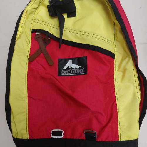 Gregory Day Backpack 經典黃紅 絕版美製舊logo