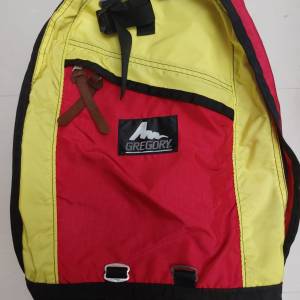 Gregory Day Backpack 經典黃紅 絕版美製舊logo
